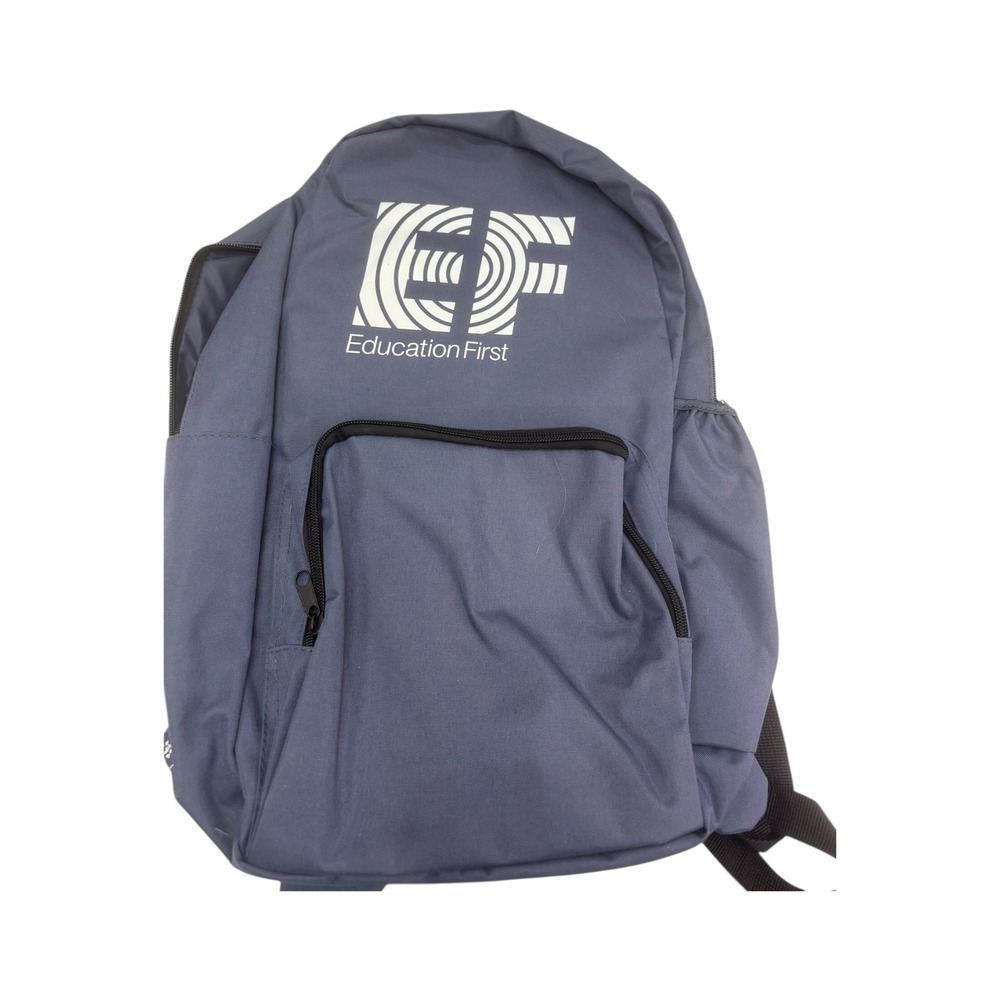 Education First Ef Backpack Gray School Travel Bag - image 2